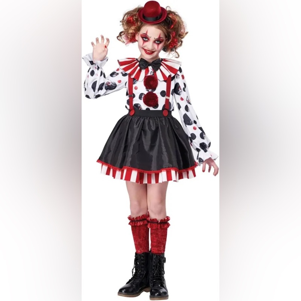 Spirit Halloween Kid's Sinister Clown Halloween Costume